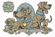 inappropriate Scooby doo tattoo design idea