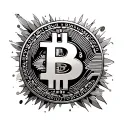 Bitcoin tattoo design idea