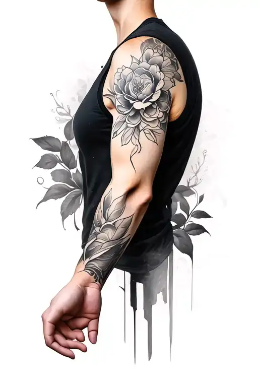 Half-Sleeve Tattoo Diagram LayoutWrist → Elbow (Front, Outer, Inner, Back o tattoo design idea