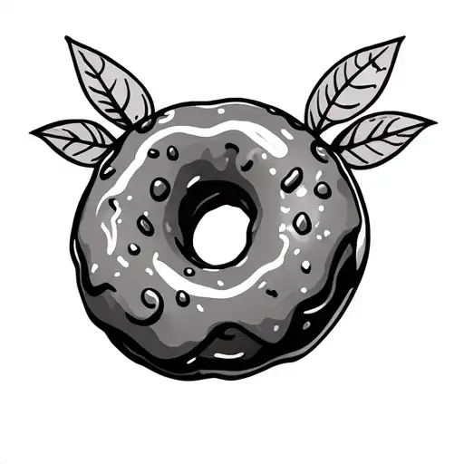 interlocked donuts tattoo design idea