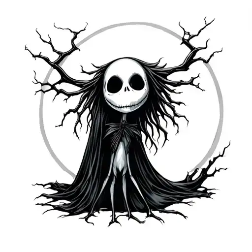 Nightmare Before Christmas tattoo design idea