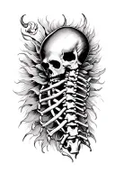 chiropractic  tattoo design idea