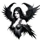 Morrigan tattoo design idea