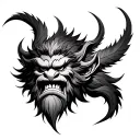 Narasimha tattoo design idea
