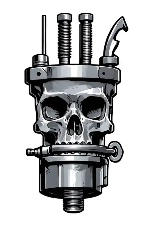 machinist tools used tattoo design idea
