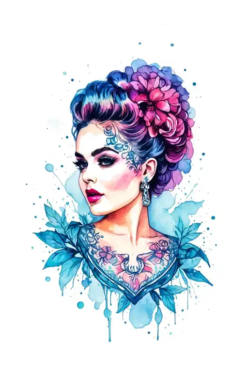 Rockabilly tattoo design idea