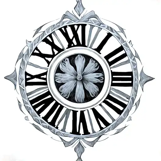2003 Roman Numerals tattoo design idea