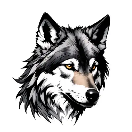 roman wolf with romolo and remo tattoo design idea
