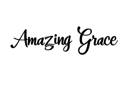 "Amazing Grace" tattoo design idea