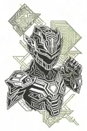 power ranger tattoo design idea