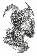 power ranger tattoo design idea