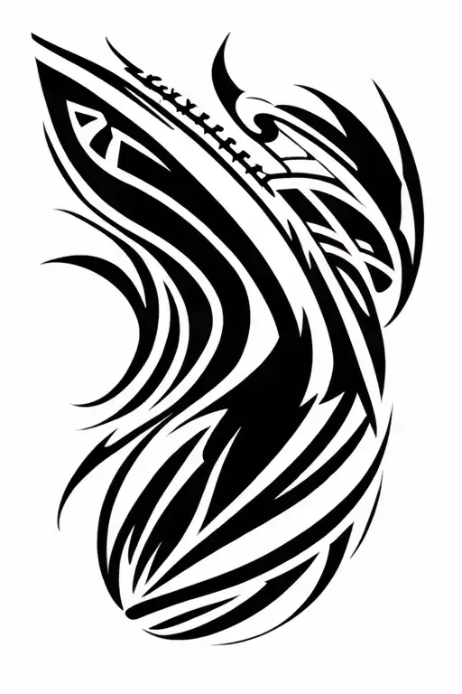 rugby ball made tattoo design idea
