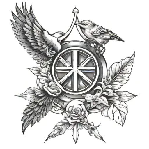 protect your peace tattoo design idea