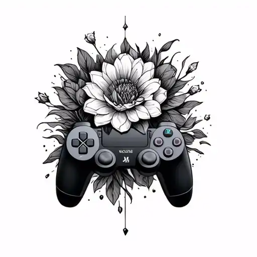 Playstation tattoo design idea