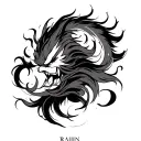 Raijin tattoo design idea