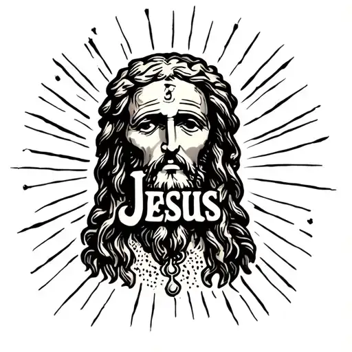 salt shaker that says jesus tattoo design idea