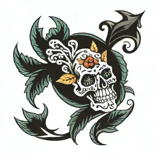 small gap fillers tattoo design idea