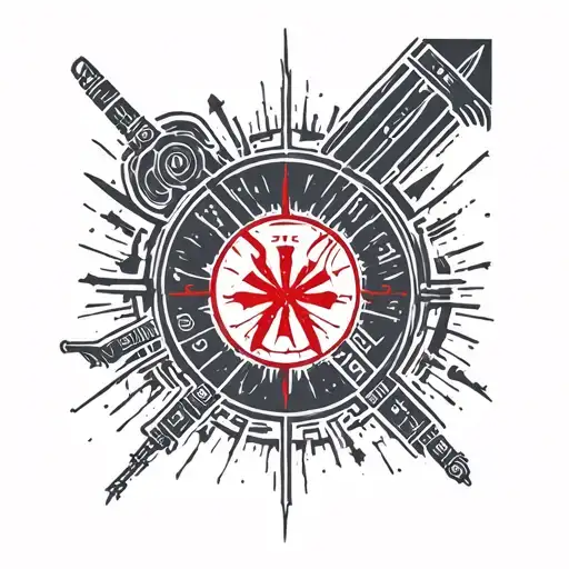 star wars sith code in aurebesh black red grey tattoo design idea