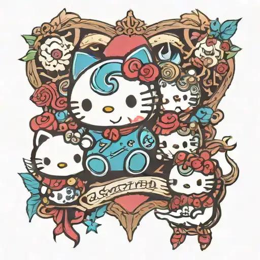 Sanrio tattoo design idea