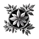 fall spices tattoo design idea