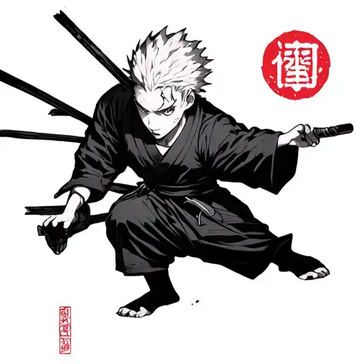 choso jujutsu kaisen tattoo design idea