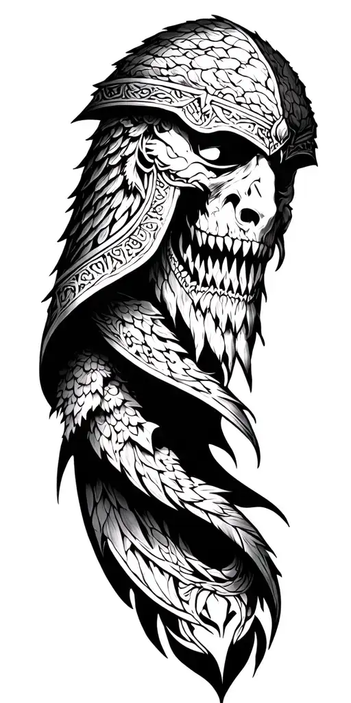 Valhalla tattoo design idea