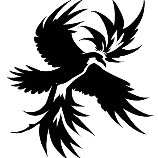 eve eagle soaring tattoo design idea