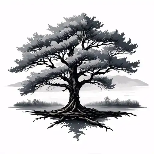 Aspen Tree tattoo design idea