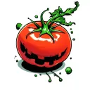 attack of the Killer tomato  tattoo design idea
