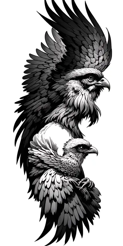 phoenix on the shoulder catholic saint Judas and then  tattoo design idea