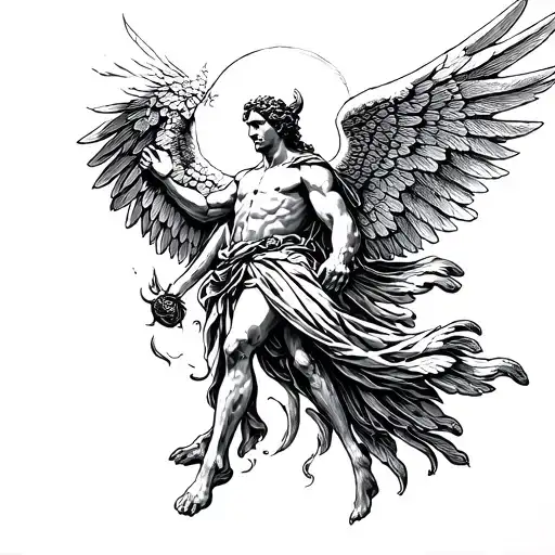 Saint Michael the archangel Michael tattoo design idea