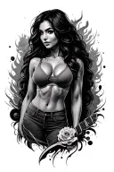 Weight Loss tattoo design idea