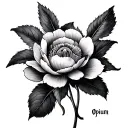 Opium tattoo design idea