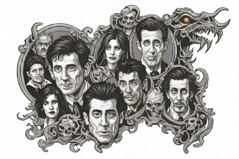 Friends TV show tattoo design idea