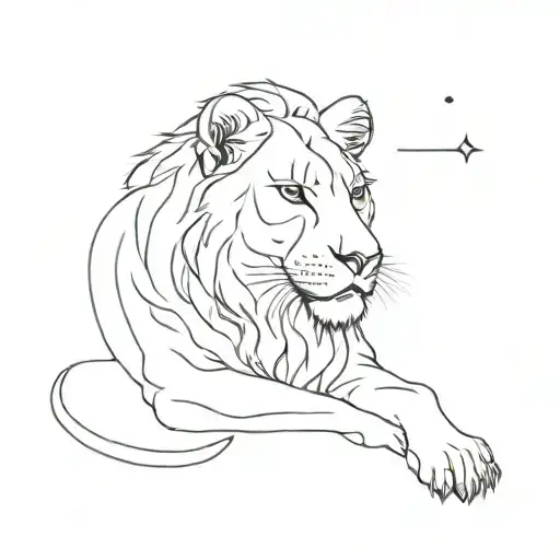 leo constellation tattoo tattoo design idea