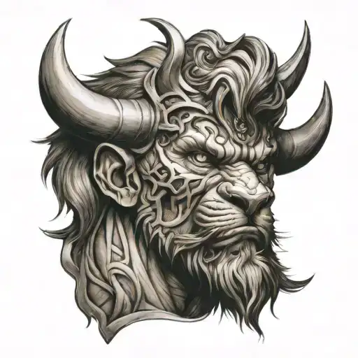 strength and honor  tattoo design idea