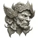 strength and honor  tattoo design idea