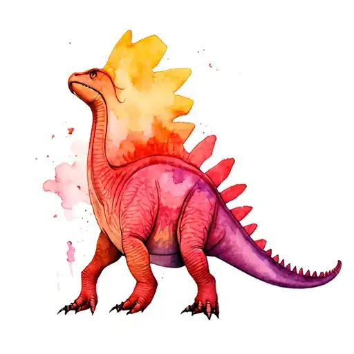 Spinosaurus tattoo design idea