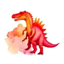 Spinosaurus tattoo design idea