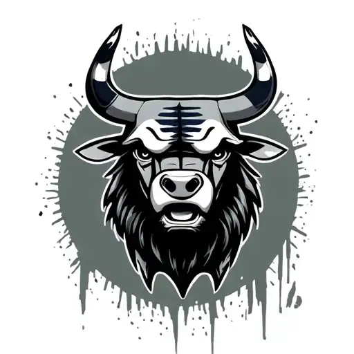 Chicago bulls Seattle Seahawks tattoo design idea