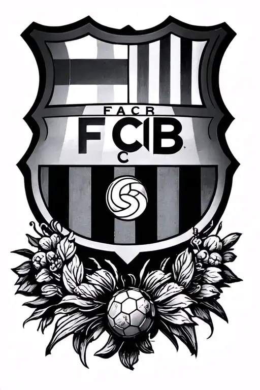 Fc Barcelona logo, Sagrada Familia Lionel Messi Ronaldinho tattoo design idea
