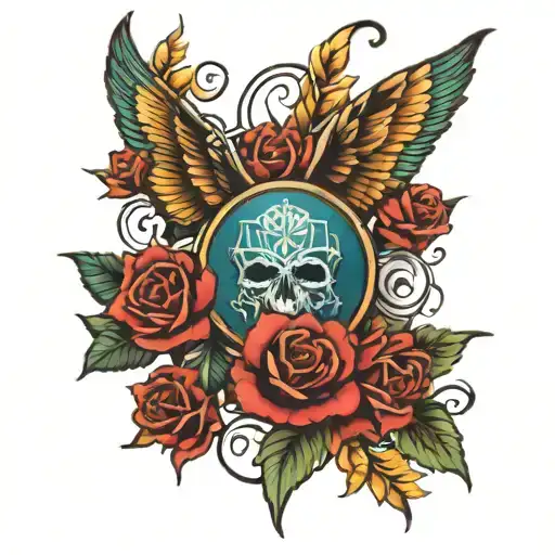 healing from trauma tattoo design idea