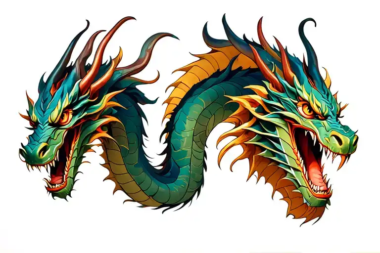 Dragon wrapping around collarbone tattoo tattoo design idea