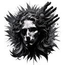 KNOWLEDGE THE POWER tattoo design idea