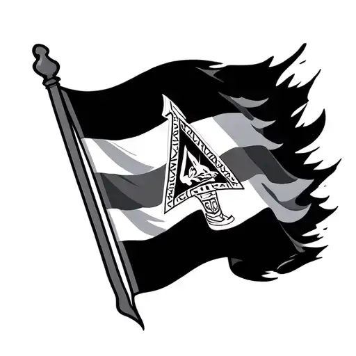 Assyrian flag tattoo design idea