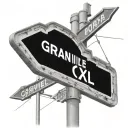 Oxford North Carolina Granville street sign 204 mix tattoo design idea