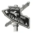 Oxford North Carolina Granville street sign 204 mix tattoo design idea