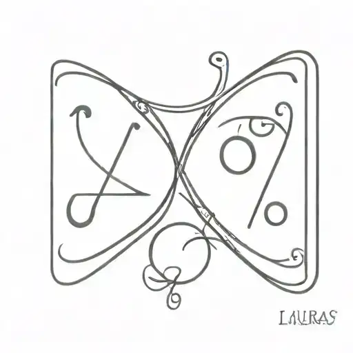 libra taurus zodiac signs tattoo design idea