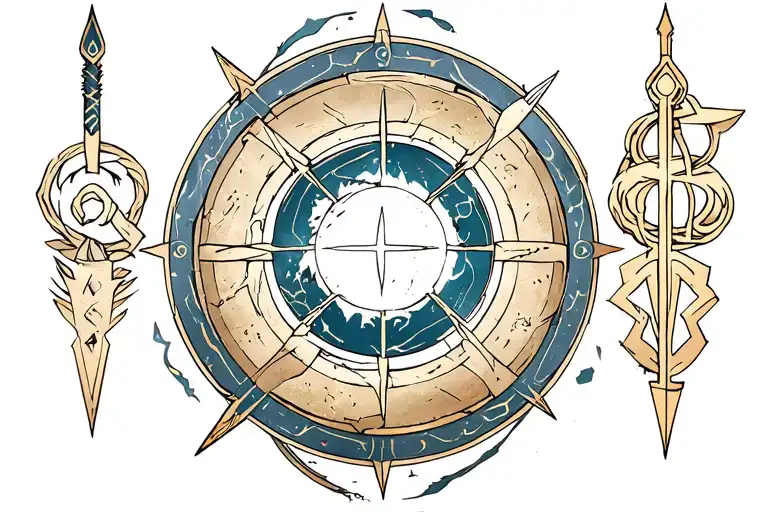 full metal alchemist alchemy circle tattoo design idea