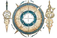 full metal alchemist alchemy circle tattoo design idea